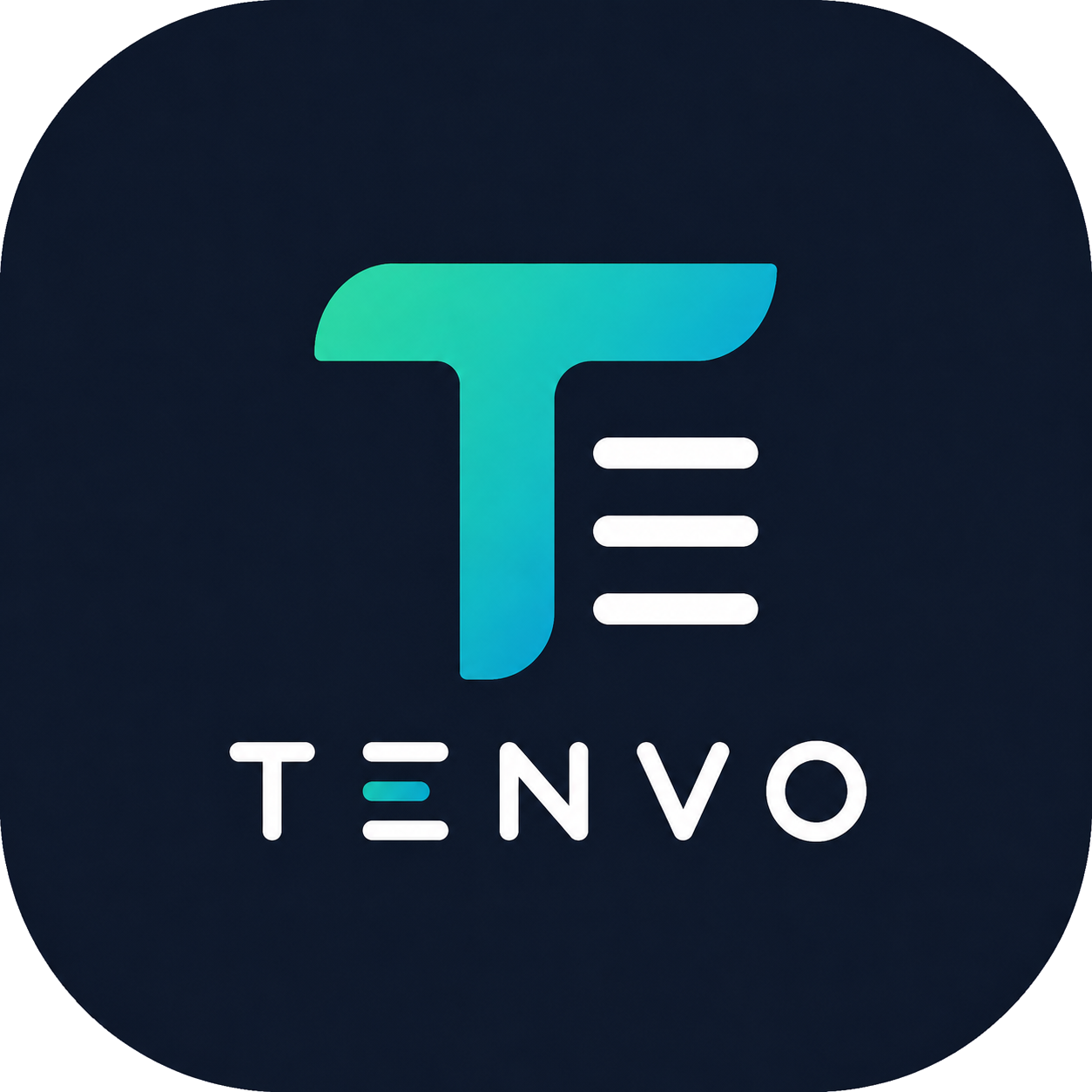 لوگوی Tenvo | تن وو - پلتفرم منو دیجیتال و کاتالوگ آنلاین